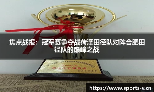 焦点战报：冠军赛争夺战菏泽田径队对阵合肥田径队的巅峰之战